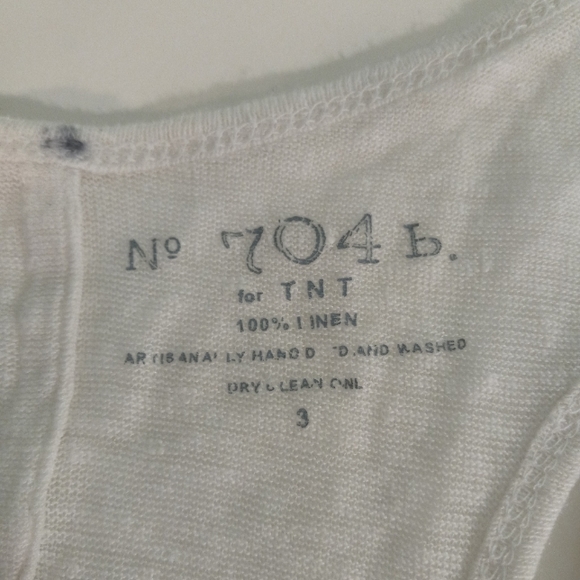 Anthropologie No. 704b. Linen Tank Top - Picture 6 of 6